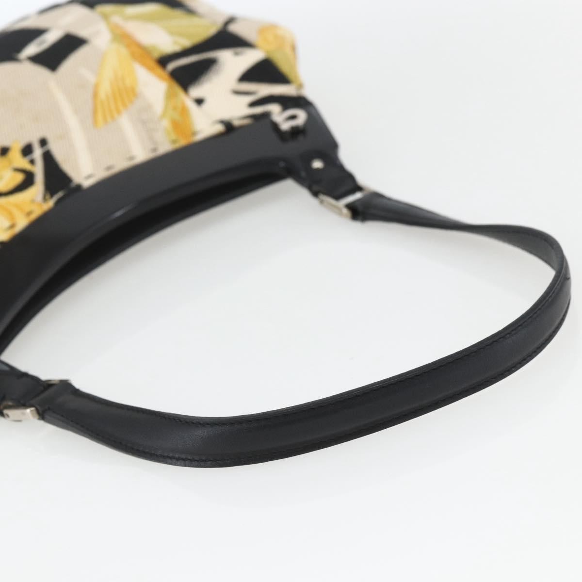 Salvatore Ferragamo Gancini handbag Canvas, MULTICOLOUR, CANVAS, Handbag