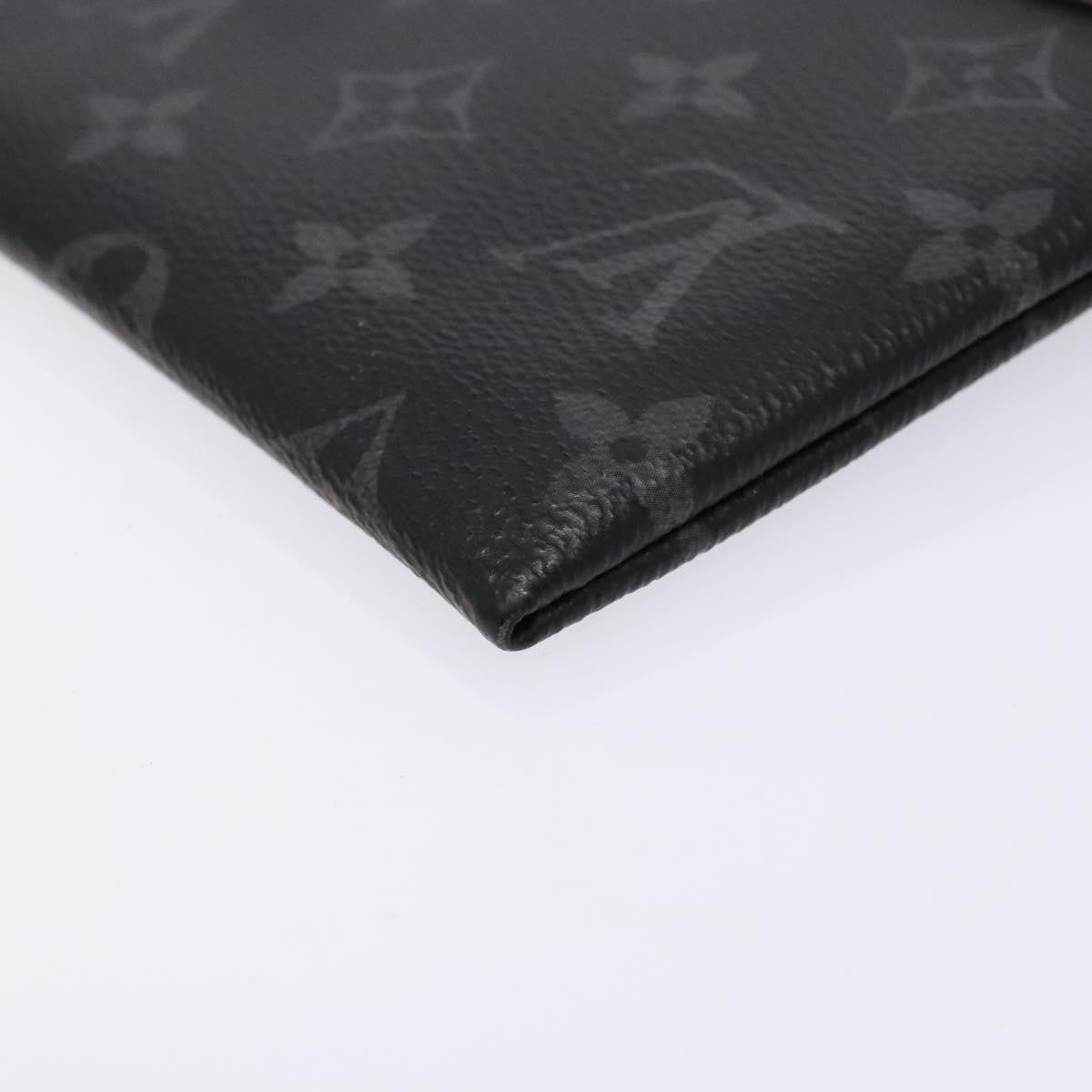 Louis Vuitton Discovery Pochette Monogram Eclipse Canvas, BLACK, CANVAS, Clutche & pouche