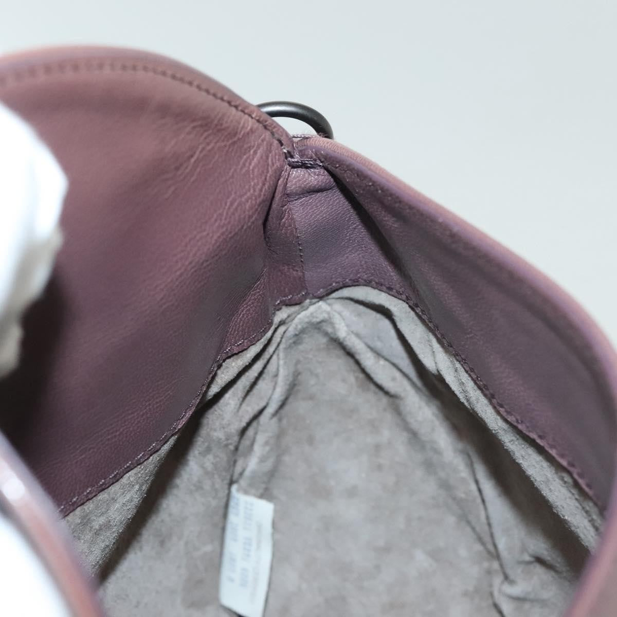 Bottega Veneta Intrecciato Leather, PURPLE, LEATHER, Clutche & pouche