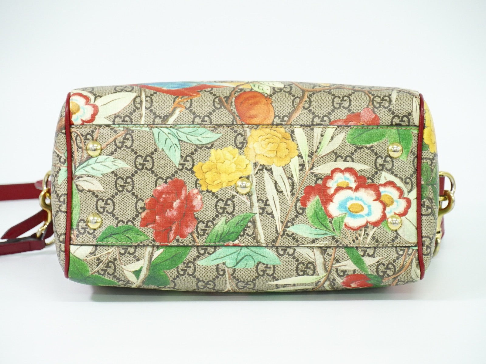 Gucci Convertible Boston Bag Tian Print GG Coated Canvas, MULTICOLOUR, CANVAS, Travel bag