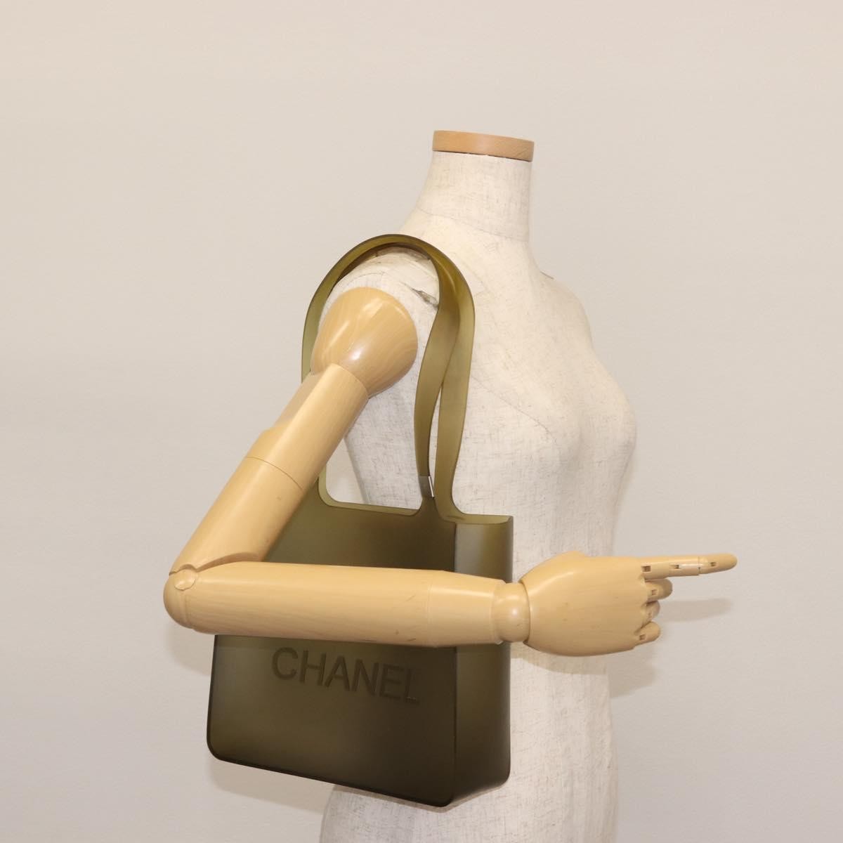 Chanel Jelly Tote Rubber, GRAY, RUBBER, Tote bag