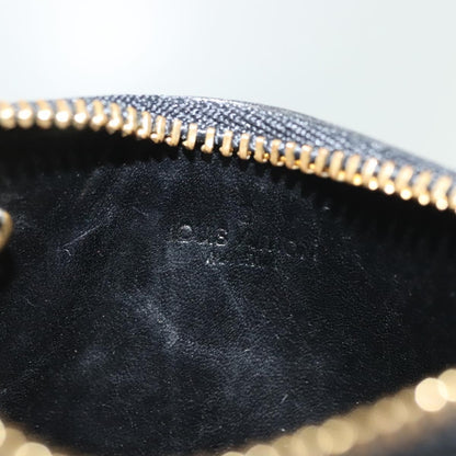 Louis Vuitton Pochette Clés Epi, BLACK, LEATHER, Wallets