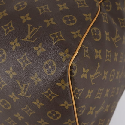 Louis Vuitton Keepall Bag Monogram Canvas, BROWN, CANVAS, Travel bag