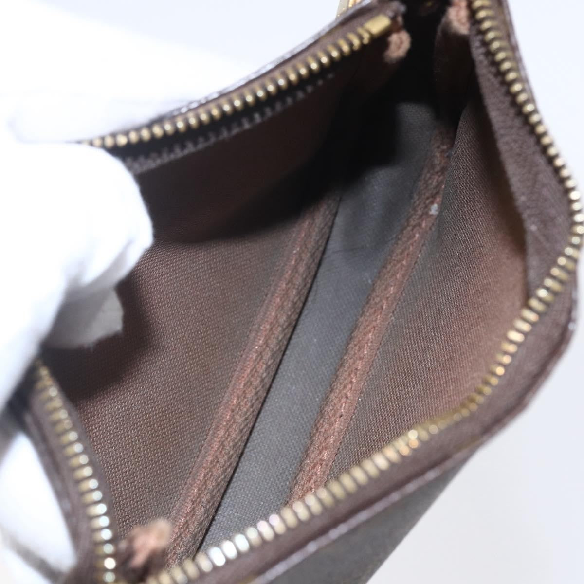 Louis Vuitton Pochette Accessoires Limited Edition Christmas Animation Monogram Canvas, BROWN, CANVAS, Clutche & pouche