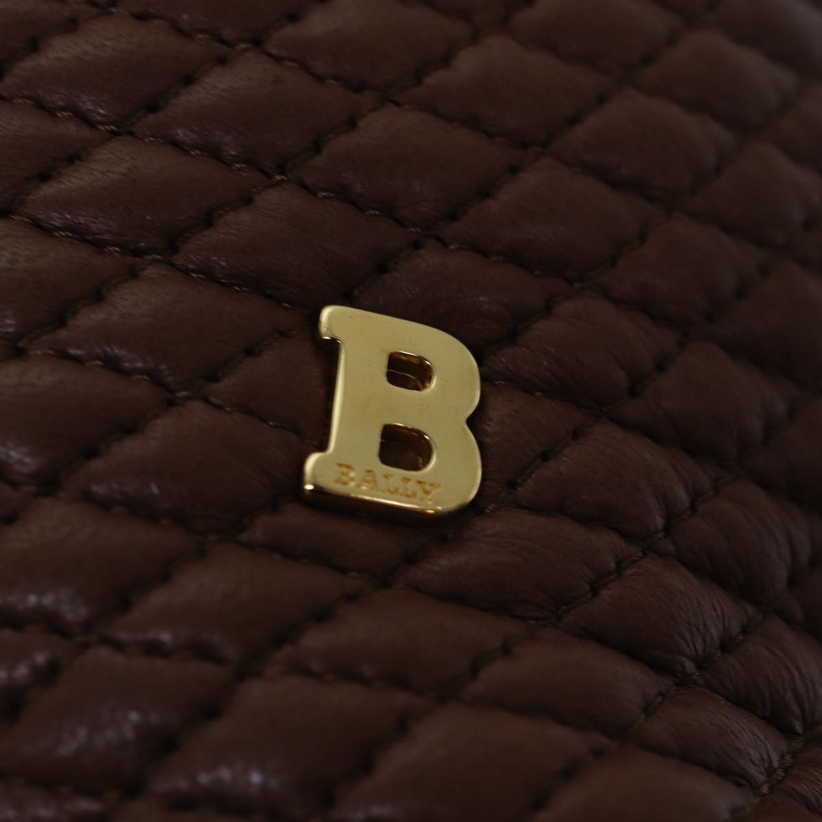 Bally Vintage Tote Bag Leather, BROWN, LEATHER, Tote bag