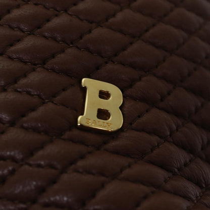 Bally Vintage Tote Bag Leather, BROWN, LEATHER, Tote bag