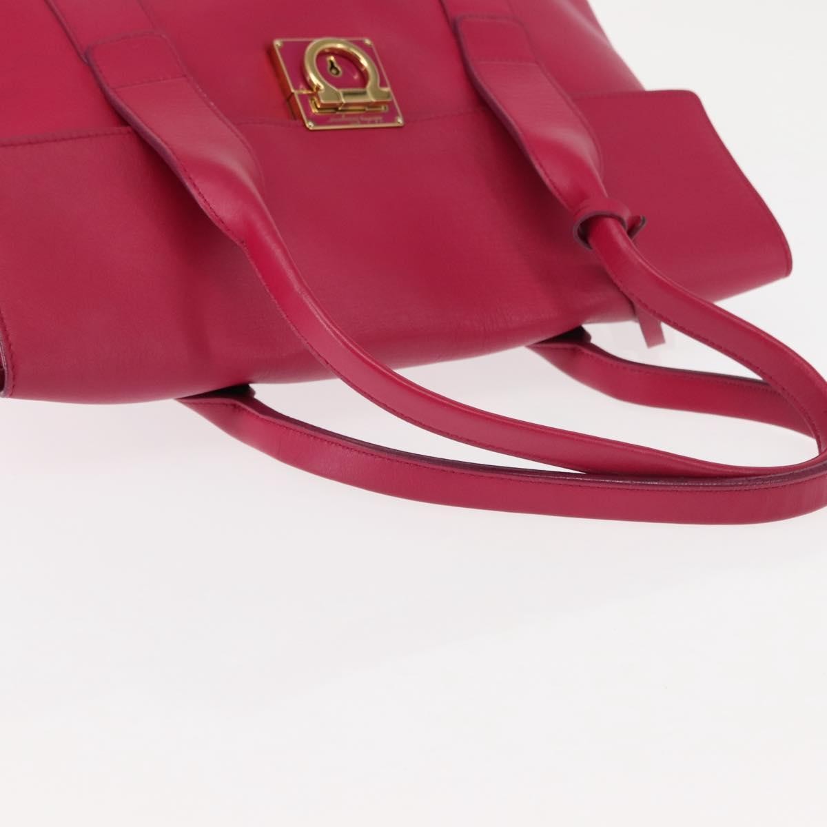 Salvatore Ferragamo Sookie Satchel Leather, PINK, LEATHER, Handbag