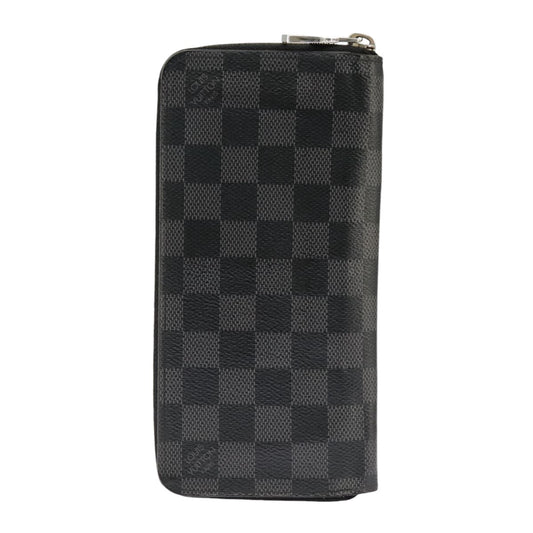 Louis Vuitton Zippy wallet vertical Damier Graphite, Gray, Canvas, Wallet