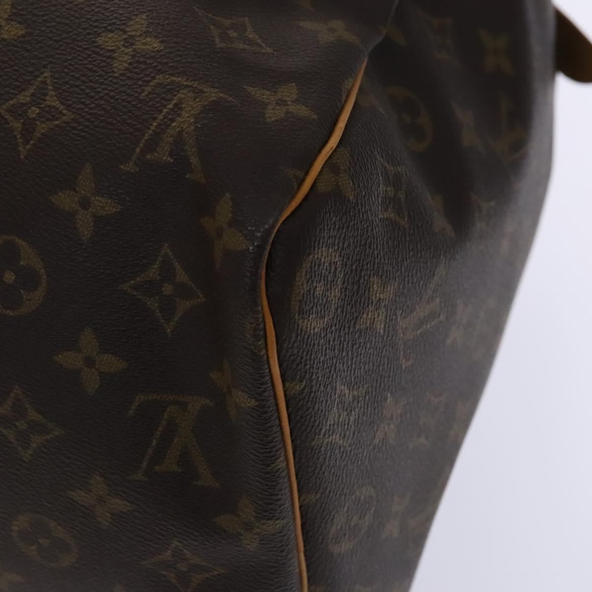 Louis Vuitton Keepall Bag Monogram Canvas, BROWN, CANVAS, Travel bag