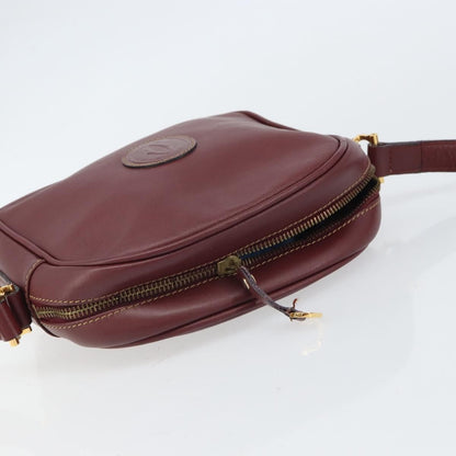cartier Must de Cartier Shoulder Bag Leather, BURGUNDY, LEATHER, Shoulder bag