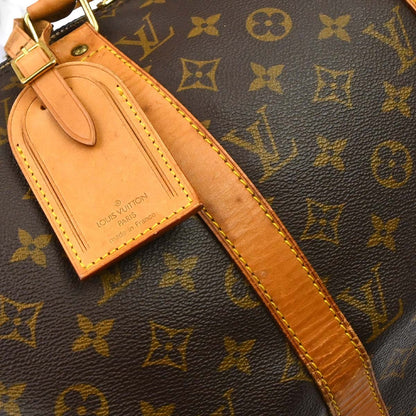 Louis Vuitton Keepall Bag Monogram Canvas, Brown, Canvas, Travel Bag