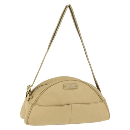 Gucci Vintage Shoulder Bag Canvas, BEIGE, CANVAS, Shoulder bag