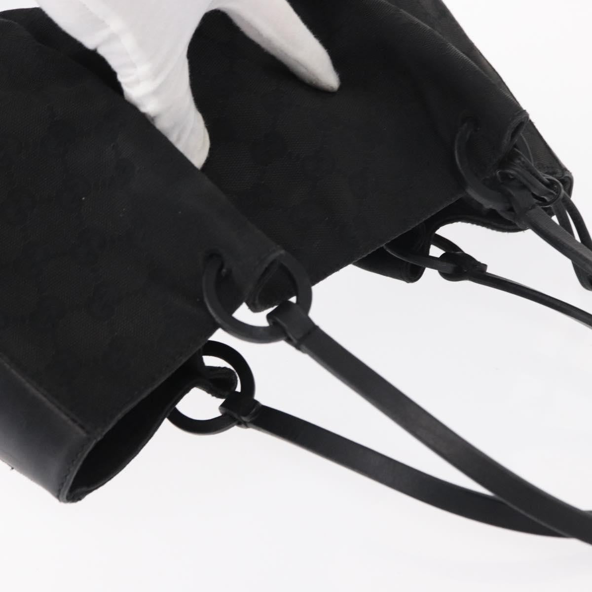 Gucci Vintage Handbag Canvas, BLACK, CANVAS, Handbag