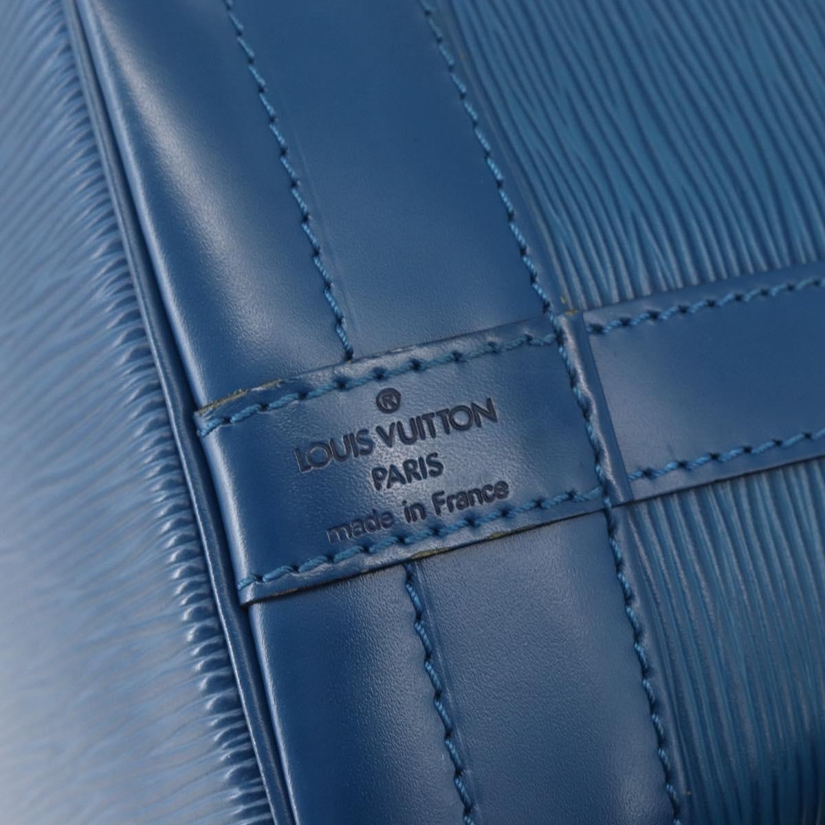 Louis Vuitton Noe Handbag Epi Leather, BLUE, LEATHER, Shoulder bag