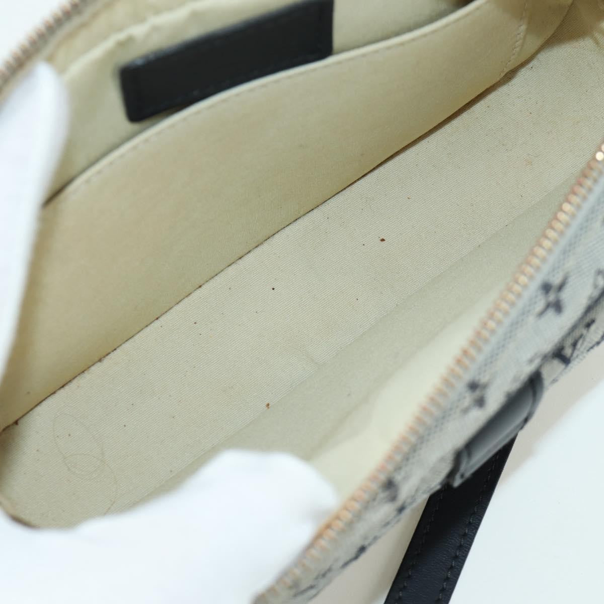 Louis Vuitton Juliette Crossbody Bag Mini Lin, BLUE, CANVAS, Shoulder bag