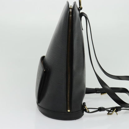 Louis Vuitton Gobelins Backpack Epi Leather, BLACK, LEATHER, Backpack