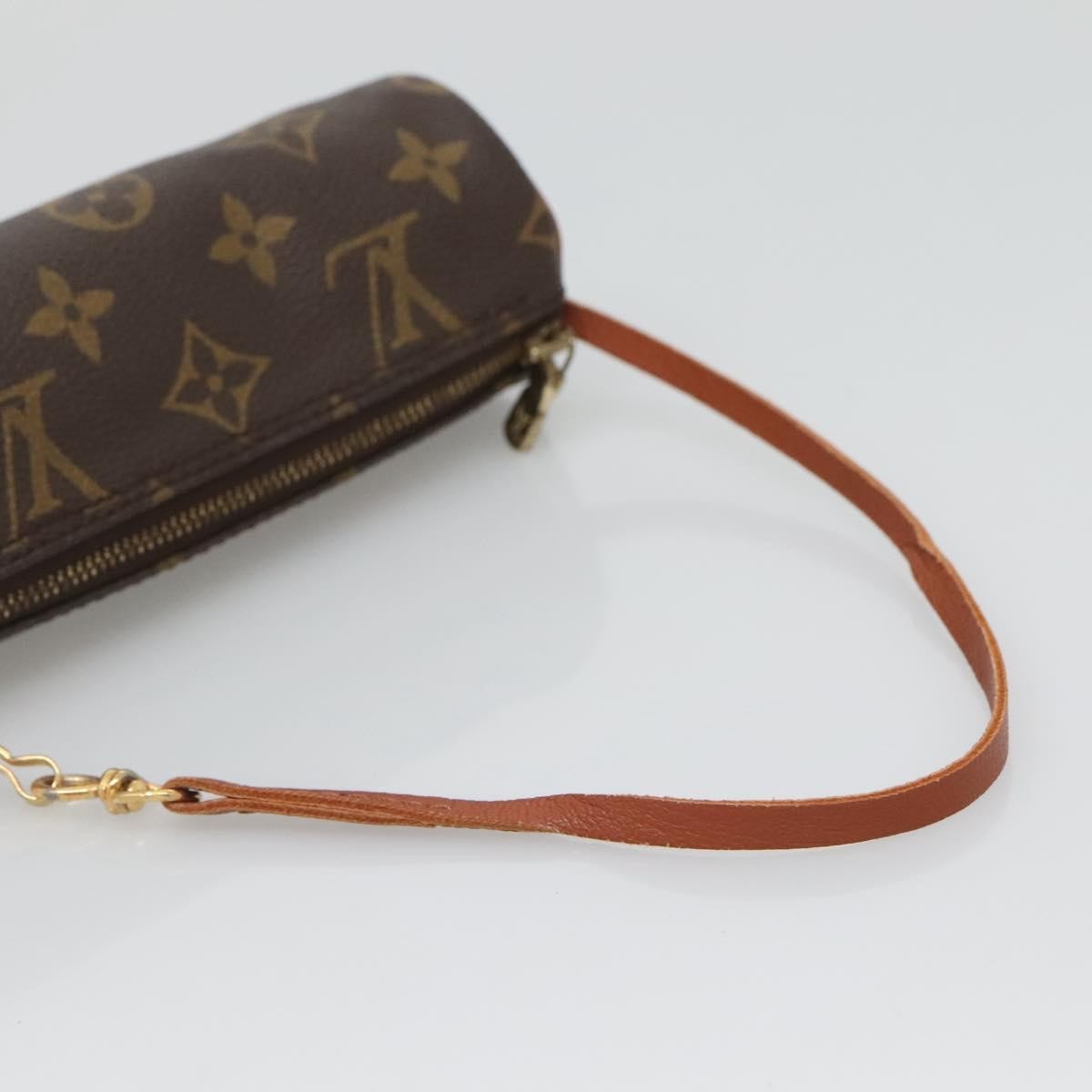 Louis Vuitton Papillon Pochette Monogram Canvas, BROWN, CANVAS, Clutche & pouche
