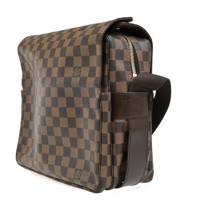 Louis Vuitton Naviglio Handbag Damier, BROWN, CANVAS, Shoulder bag