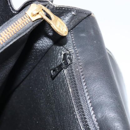 Celine Clutch Bag Leather, BLACK, LEATHER, Clutche & pouche