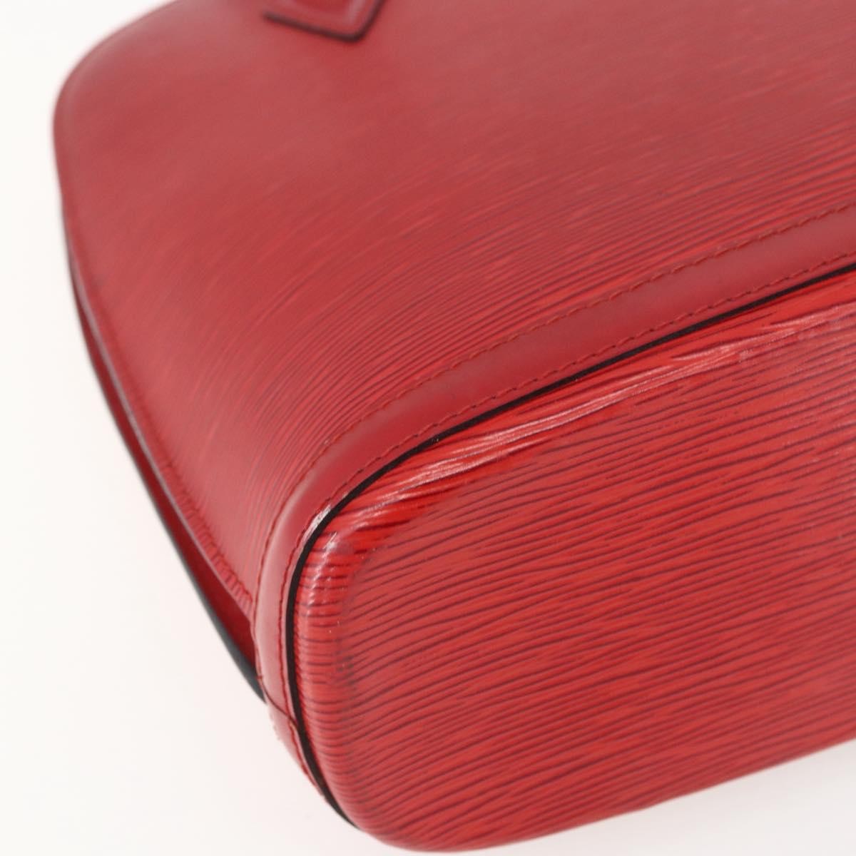 Louis Vuitton Lussac Handbag Epi Leather, RED, LEATHER, Shoulder bag