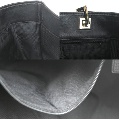Gucci Vintage Bucket Shopping Tote GG Canvas, BLACK, CANVAS, Tote bag
