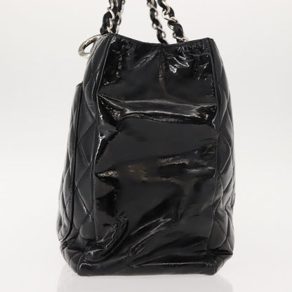 Chanel Grand Shopping Tote Quilted Patent, BLACK, PATENT_LEATHER, Tote bag