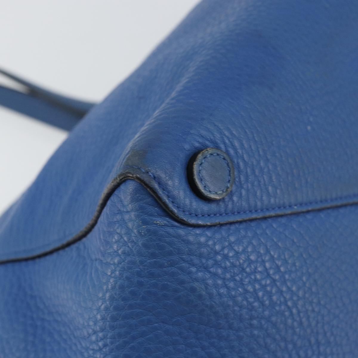 Prada Tote Vitello Daino Vitello Daino, BLUE, LEATHER, Tote bag