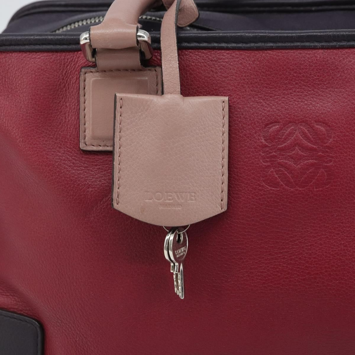Loewe Amazona Bag Leather, RED, LEATHER, Handbag