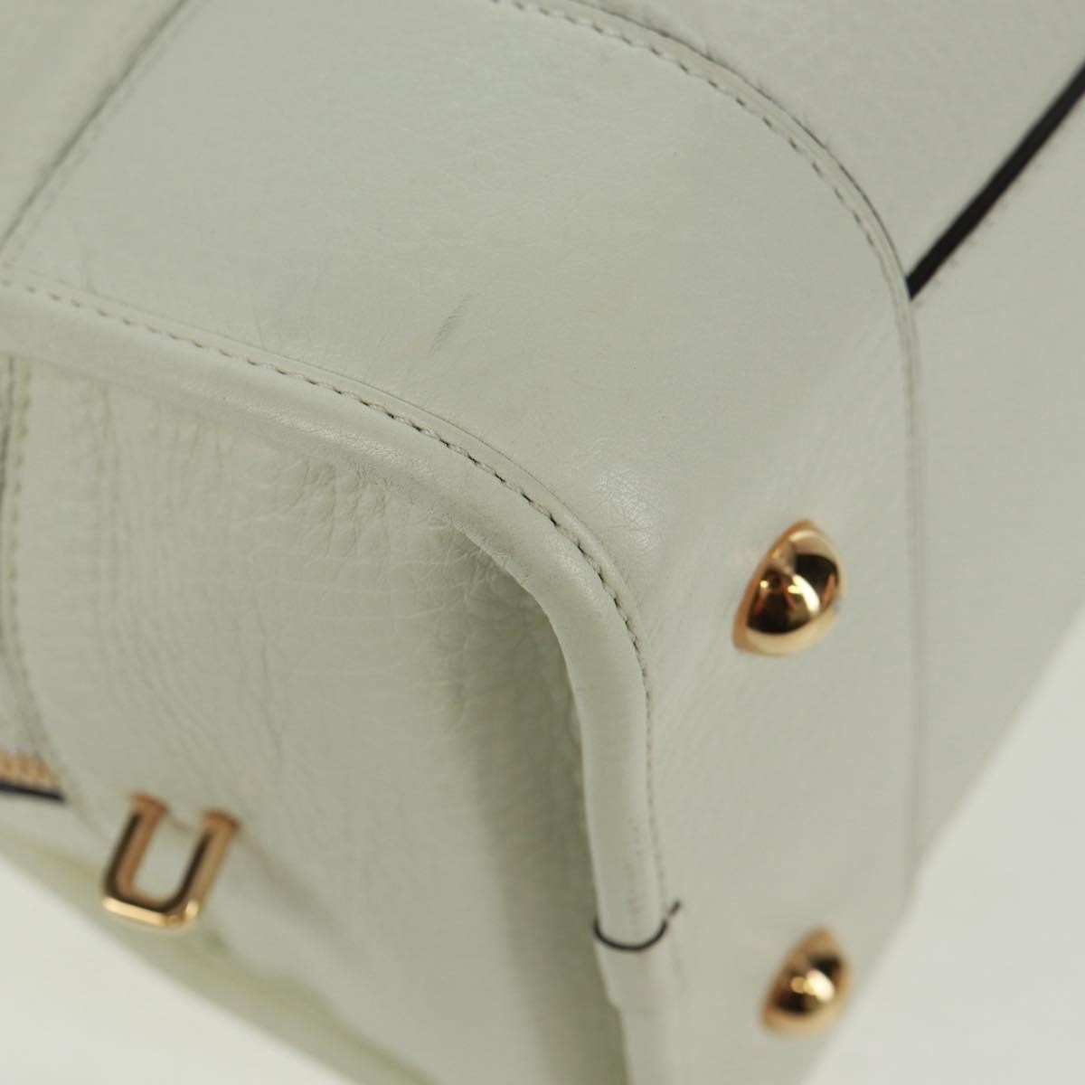Loewe Amazona NM Bag Leather, WHITE, LEATHER, Handbag