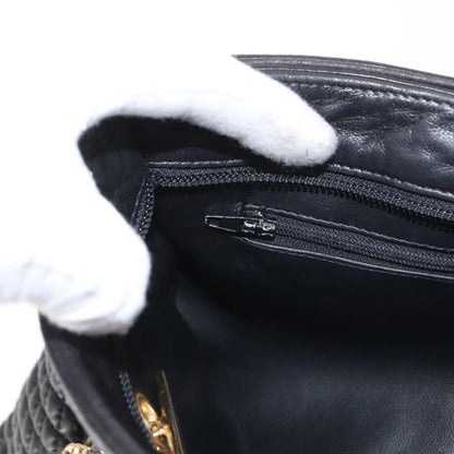 Bally Vintage Shoulder Bag Leather, Black, Leather, Shoulder Bag