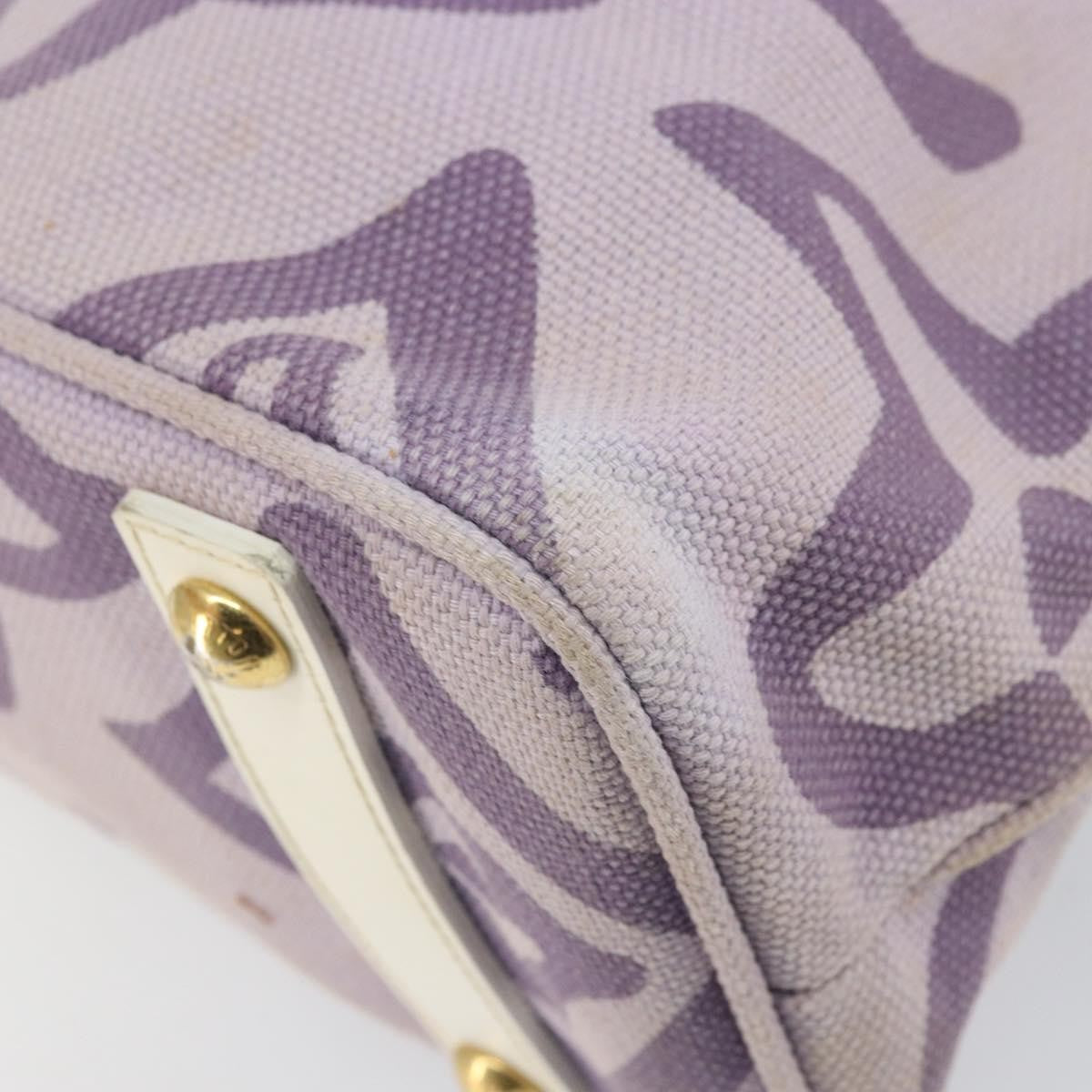 Louis Vuitton Tahitienne Cabas Canvas, PURPLE, CANVAS, Tote bag