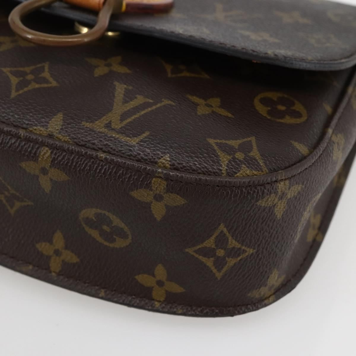 Louis Vuitton Saint Cloud Handbag Monogram Canvas, BROWN, CANVAS, Shoulder bag