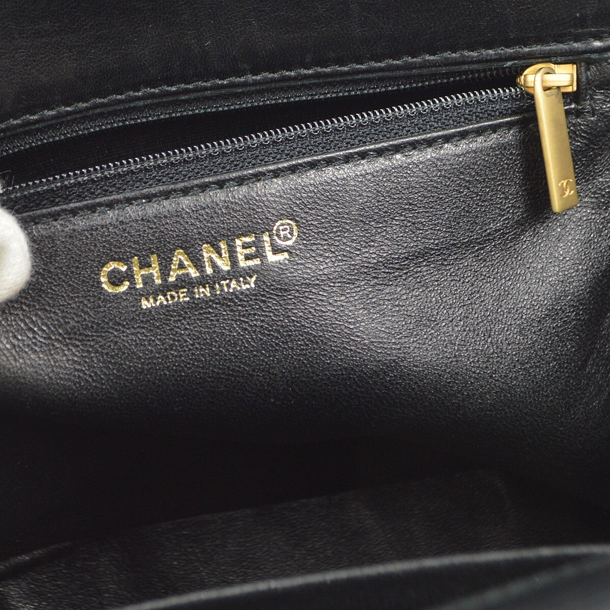 Chanel Chocolate Bar Chain Tote Quilted Jersey, BLACK, COTTON, Handbag