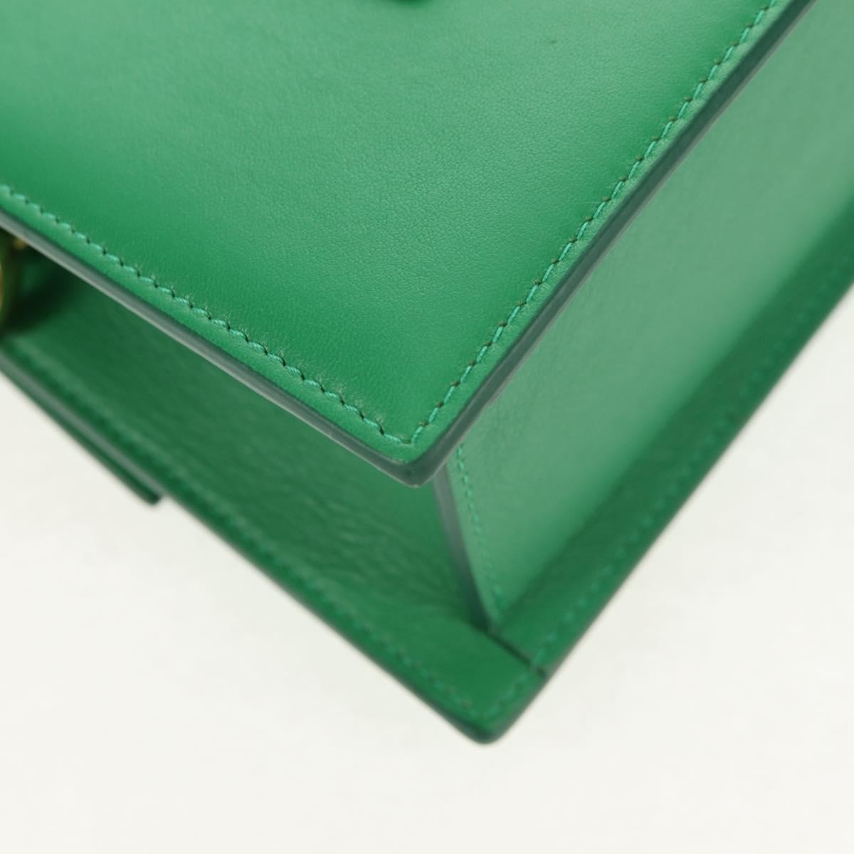Jacquemus Le Bambinou Flap Bag Leather, GREEN, LEATHER, Handbag