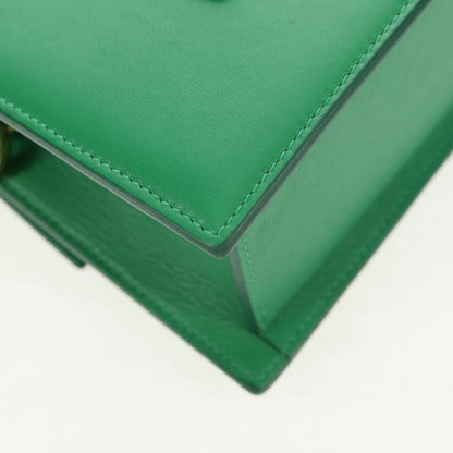 Jacquemus Le Bambinou Flap Bag Leather, GREEN, LEATHER, Handbag