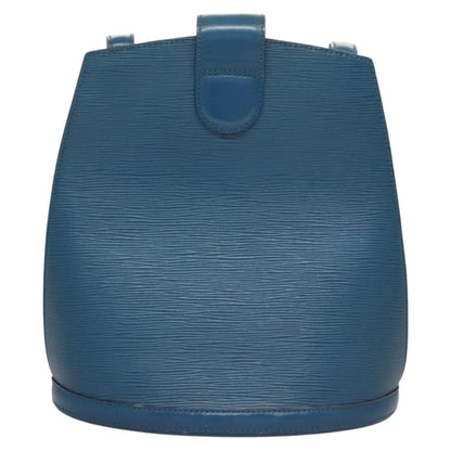 Louis Vuitton Cluny Shoulder Bag Epi Leather, BLUE, LEATHER, Shoulder bag