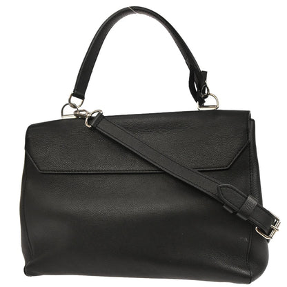 Louis Vuitton Lockme II Handbag Leather, BLACK, LEATHER, Handbag