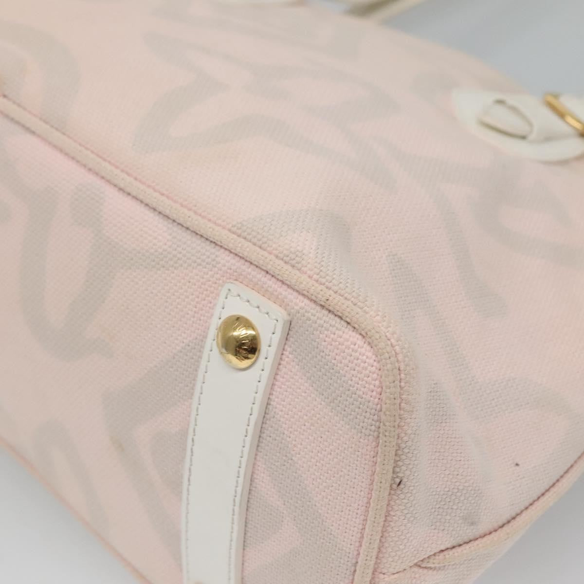Louis Vuitton Tahitienne Cabas Canvas, PINK, CANVAS, Tote bag