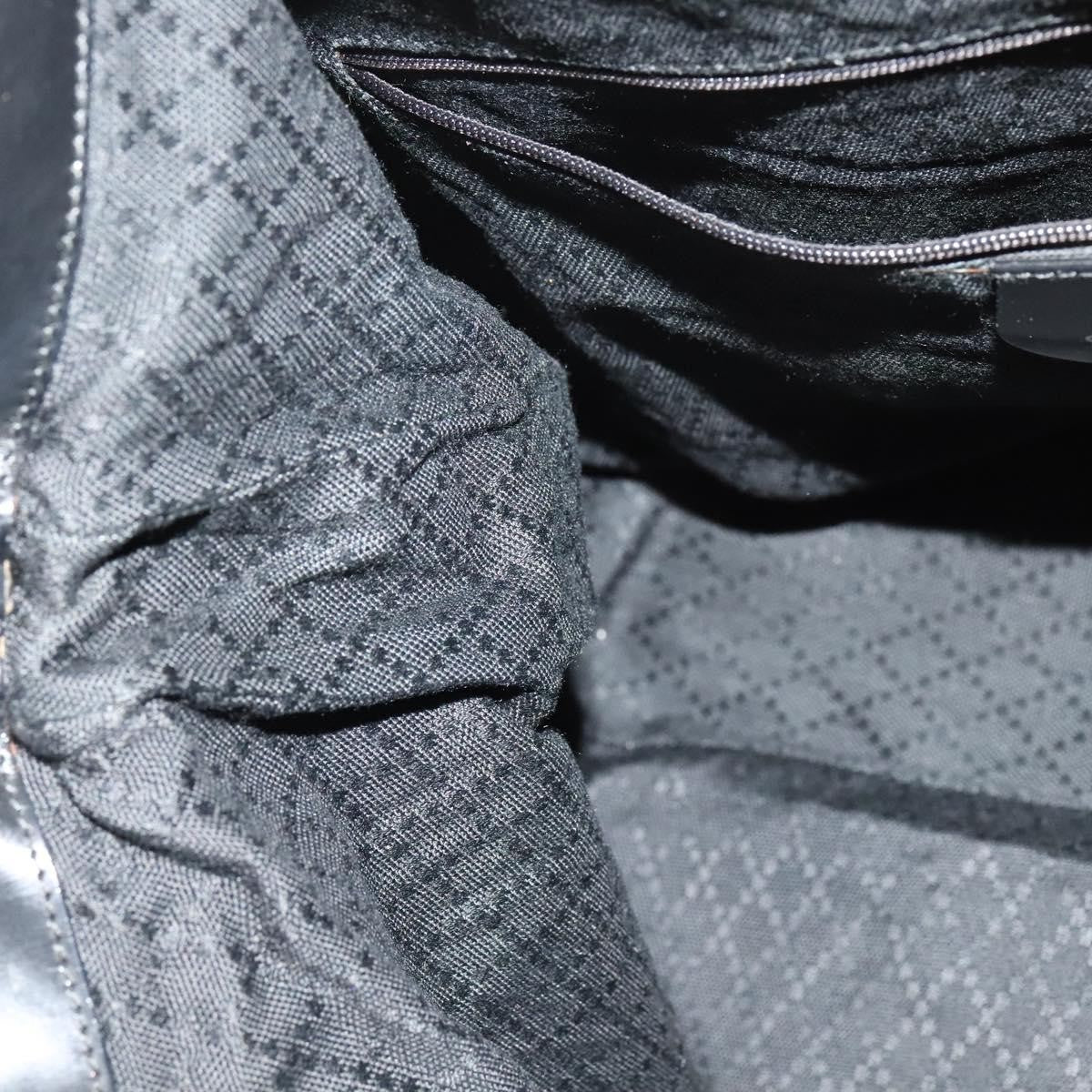 Gucci Vintage Bamboo Shoulder Bag Nylon, BLACK, NYLON, Shoulder bag