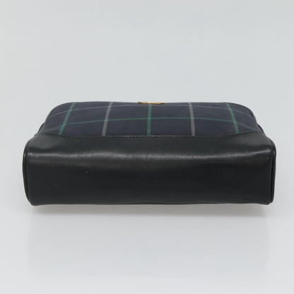 Burberry Nova check Pochette Canvas, NAVY, CANVAS, Clutche & pouche