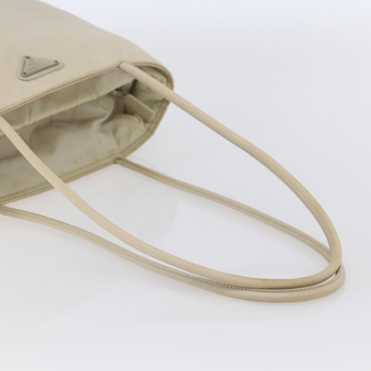 Prada Vintage Tote Tessuto, SILVER, NYLON, Tote bag