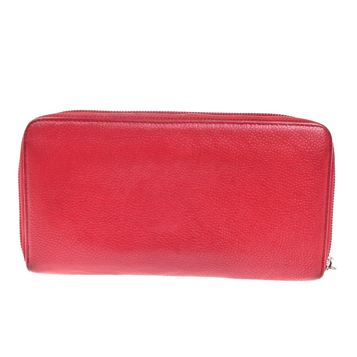 Chanel Timeless CC Zipped Organizer Wallet Leather, RED, LEATHER, Wallets