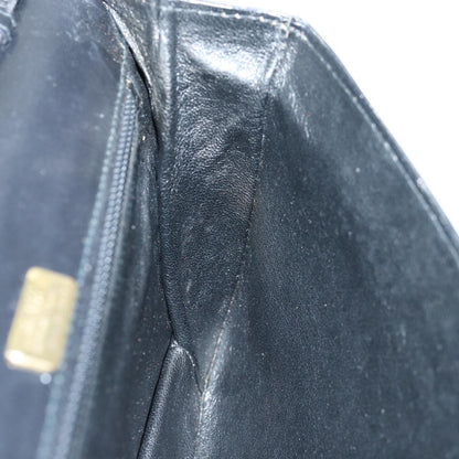 Bally Vintage Shoulder Bag Leather, Black, Leather, Shoulder Bag
