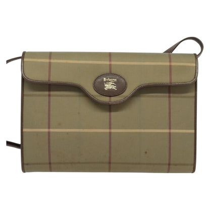 Burberry Nova check Shoulder bag Canvas, BEIGE, CANVAS, Shoulder bag