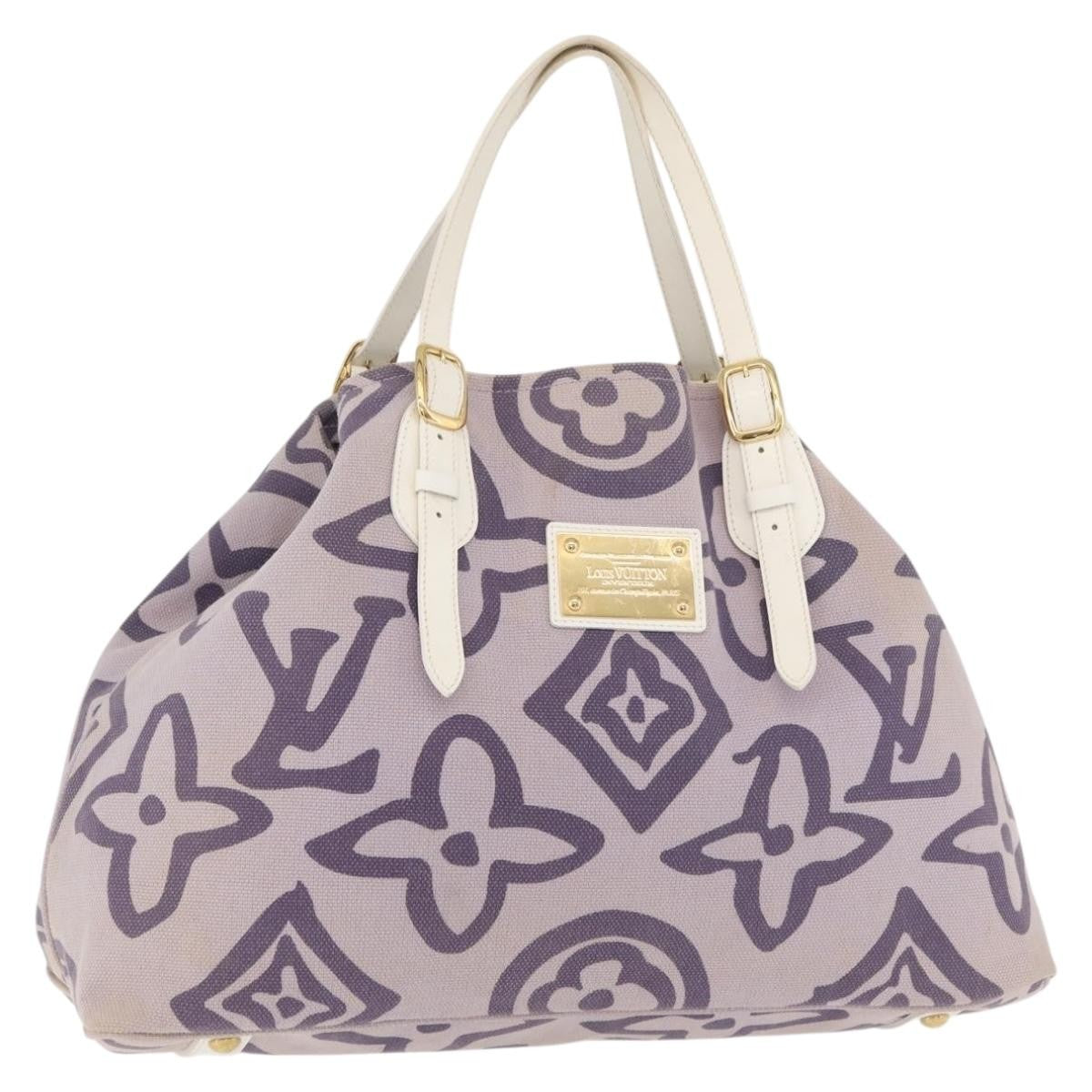 Louis Vuitton Tahitienne Cabas Canvas, Purple, Canvas, Tote Bag