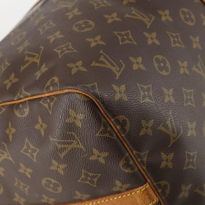Louis Vuitton Keepall Bandouliere Bag Monogram Canvas, BROWN, CANVAS, Travel bag