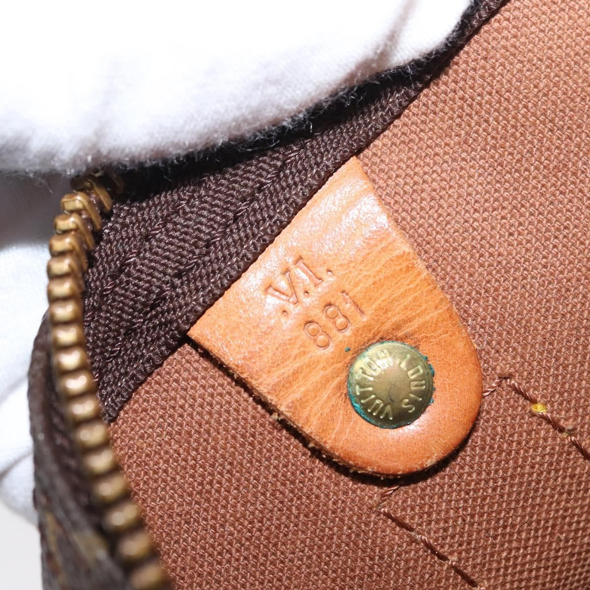 Louis Vuitton Keepall Bandouliere Bag Monogram Canvas, BROWN, CANVAS, Travel bag