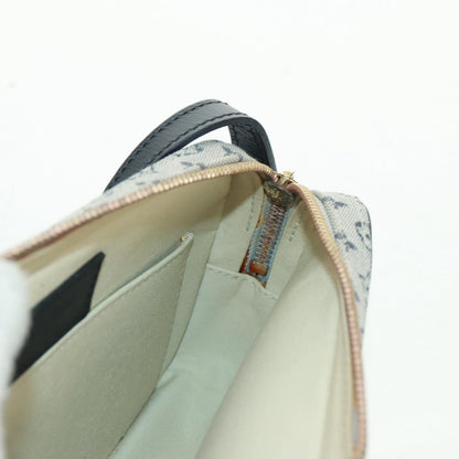 Louis Vuitton Juliette Crossbody Bag Mini Lin, BLUE, CANVAS, Shoulder bag