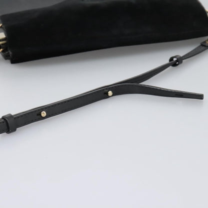 Chloe Faye Shoulder Bag Leather and Suede, BLACK, SUEDE, Shoulder bag