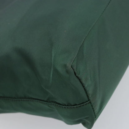 Prada Vintage Zip Tote Tessuto, GREEN, NYLON, Tote bag
